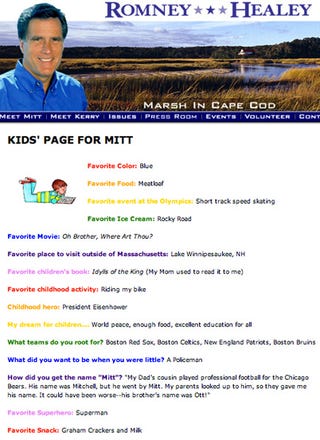 Exploring The Old Websites Of Republican Candidates