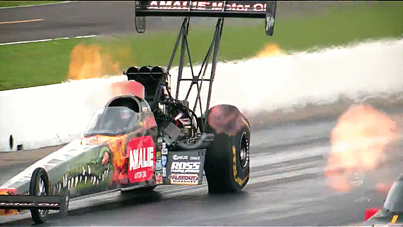 Watch A 10,000 Horsepower Engine Explode Right Off This Car In Super Slow-Mo