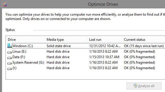 how do i defrag my computer windows 8