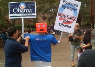 Presidential Election Rocks The Robot Vote