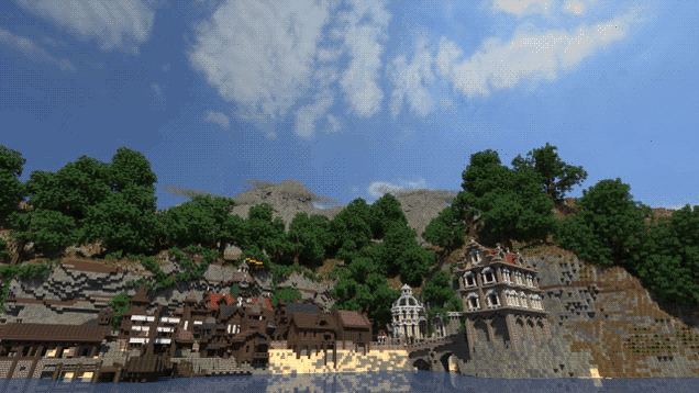 Minecraft Village Would Make a Nice Vacation Spot