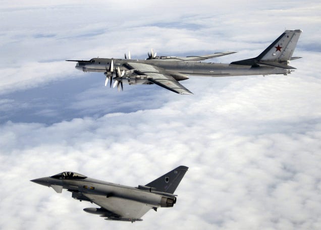 27 high tension photos of NATO jets intercepting Russian warplanes