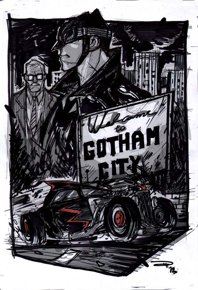 New scenes from Rockabilly Batman make us scream, WHY ISN'T THIS A BOOK YET?