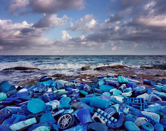 photo of Artist's Trash Exhibitions Depict A Planet Colonized By Plastic image