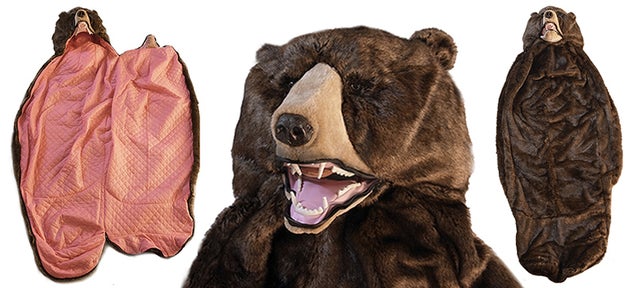 This Bearskin Sleeping Bag Puts You In the Belly of the Beast