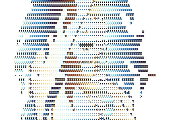 middle finger best ascii art