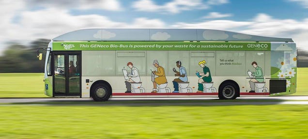 The UK Now Has Poop-Powered Buses