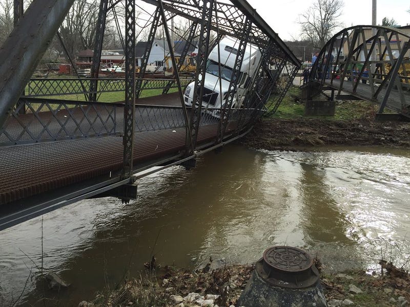 Trucker Destroys Historic Bridge Because She Didn't Know How Many Pounds Six Tons Was