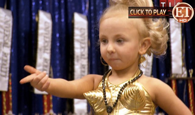 Toddlers & Tiaras Baby Strips Down To Madonna Cone-Bra