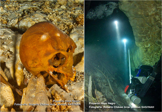 Descubren en una cueva de México el esqueleto más antiguo de América