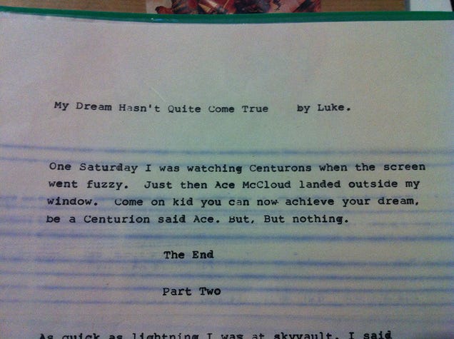 A Child's Sketchbook From the 1980s, Preserved For the 21st Century