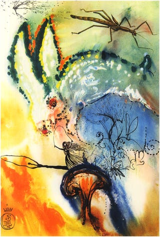 What did Salvador Dalí's Alice in Wonderland look like?