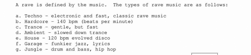 Please Enjoy the DEA's Very Good Guide to "Rave Parties"