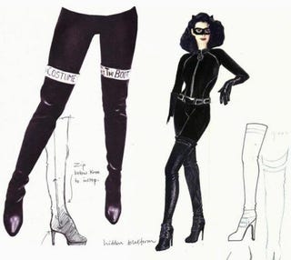 Catwoman concept art shows off Selina Kyle's Catsuit that never was