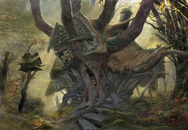 This awesome Hobbit concept art is an expressticket to Middle-Earth