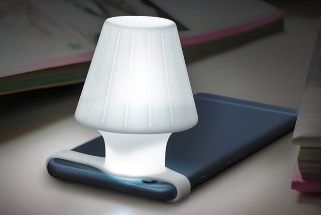 A Silicone Strap Turns Your Phone's Camera Flash Into a Bedside Lamp