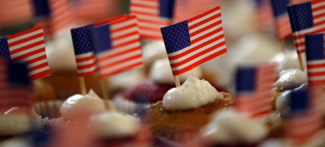 Technically, American flag napkins are illegal