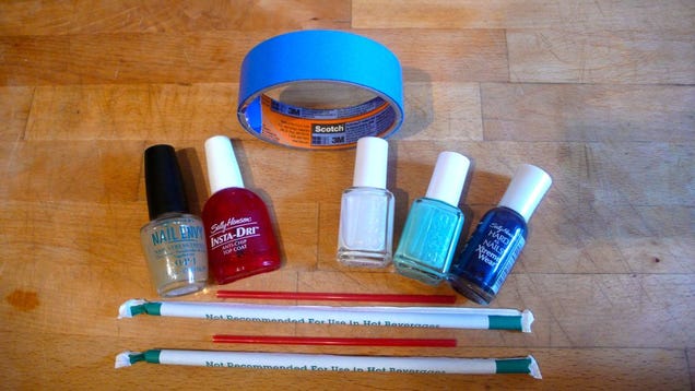 How To Give Yourself Paint-Splattered Jackson Pollock Nails