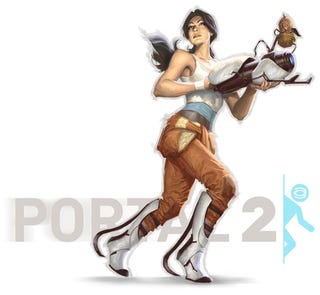 Portal 2's Chell has Never Looked Better