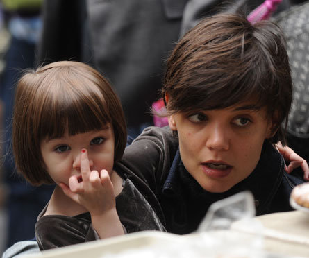Suri Cruise Awfully Full Of Herself For A Baby