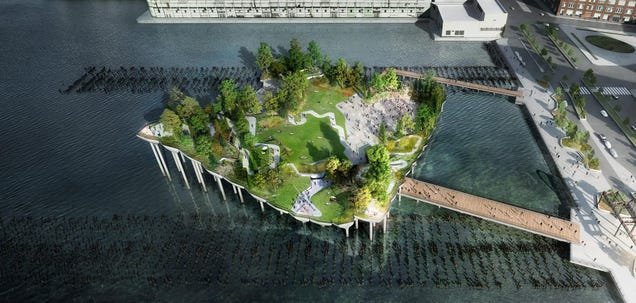 Some Billionaires Want To Give NYC a $170 Million Floating Park
