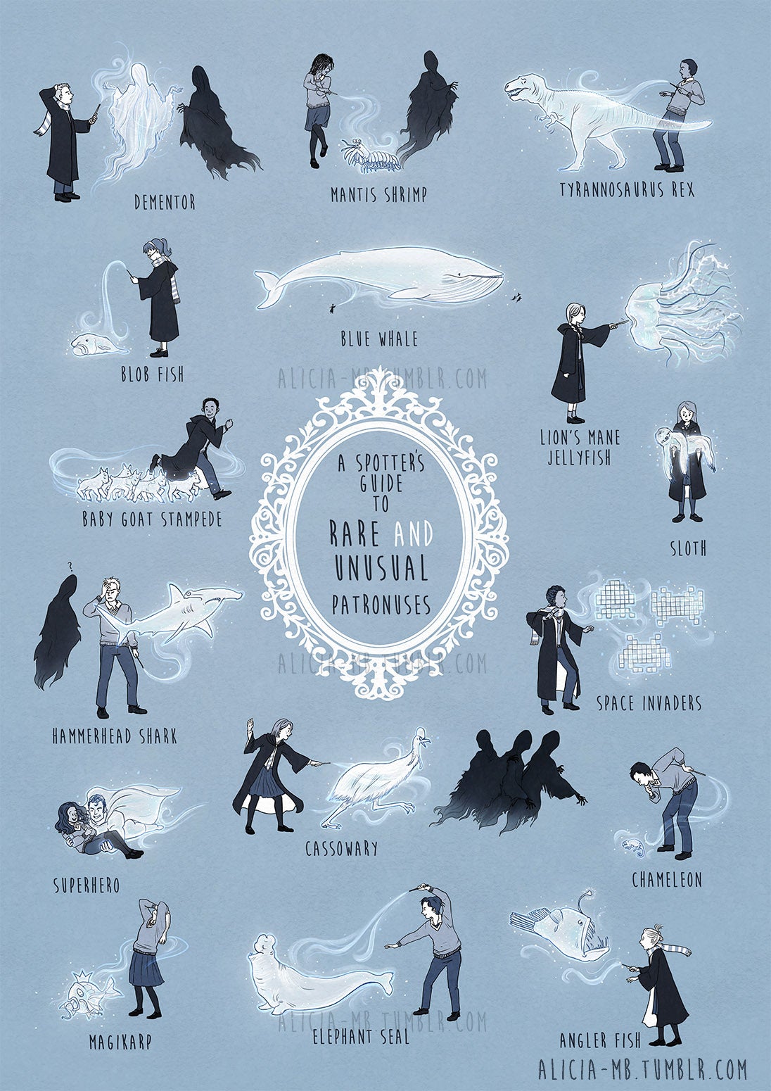 A Field Guide To Unusual (And Hilarious) Harry Potter Patronuses