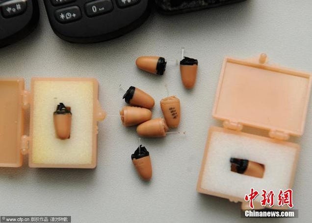 Chinese Test Cheating Tools Look Like Something Out Of James Bond