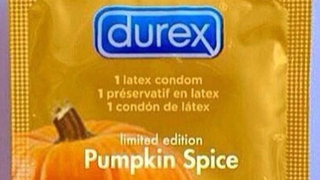 Christmas Is Cancelled: Pumpkin Spice Condoms Are a Goddamn Hoax