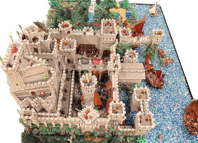 That's How You Build A Giant LEGO Castle