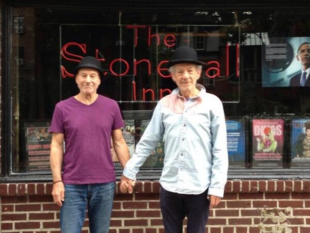 Patrick Stewart and Ian McKellen Are New York's Best Tourists