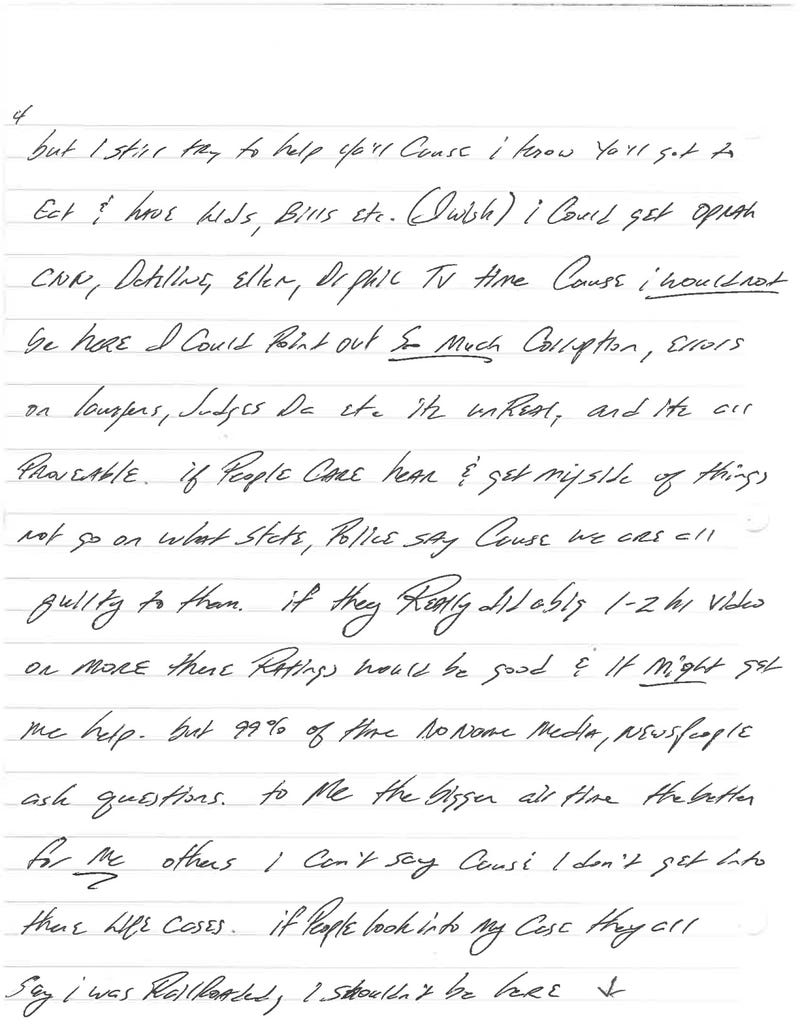 Letters From Death Row: Texas Inmate Jeff Wood, Scheduled to Die This Month