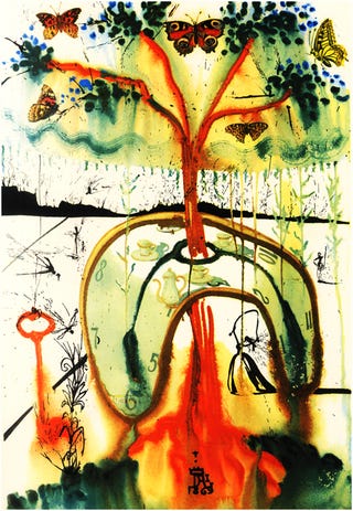What did Salvador Dalí's Alice in Wonderland look like?