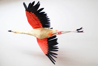 These lovely paper birds will make you feel at peace with the world