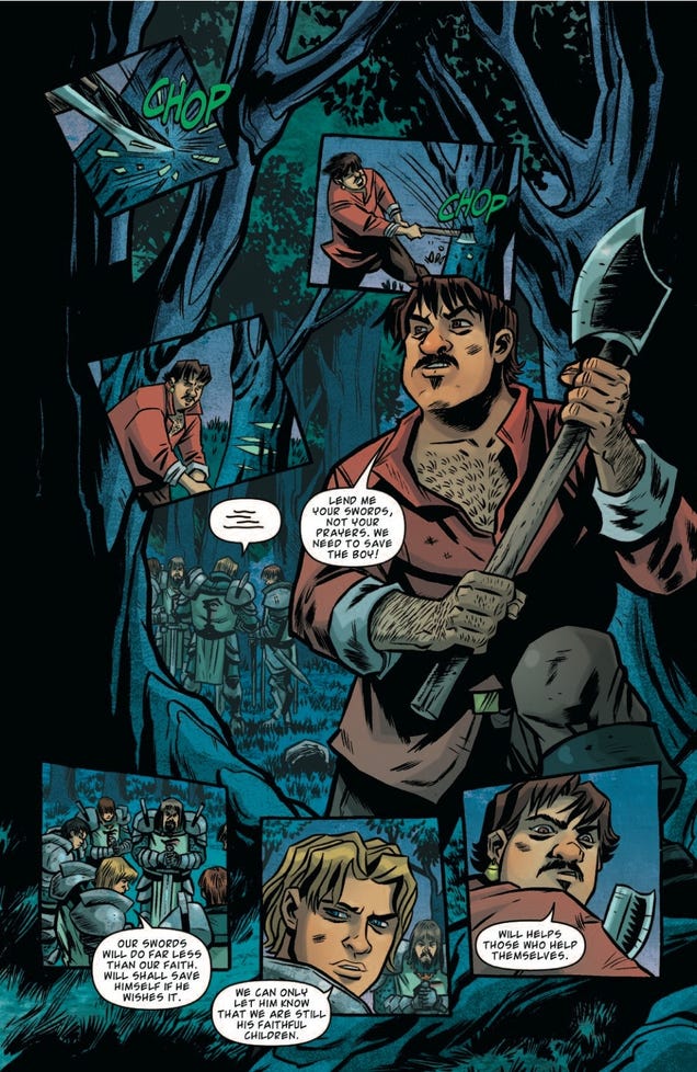 In this sneak peek of Kill Shakespeare, a happy dagger gets overzealous