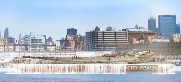 The Plan to Build a Floating Beach That Travels Around NYC's Shores