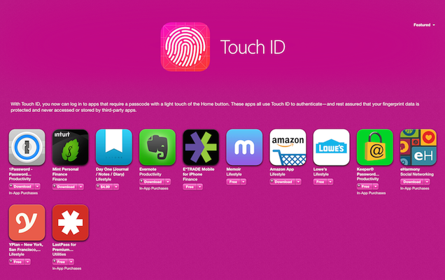 6 iPhone Apps That Use TouchID to Make Your Life Easier