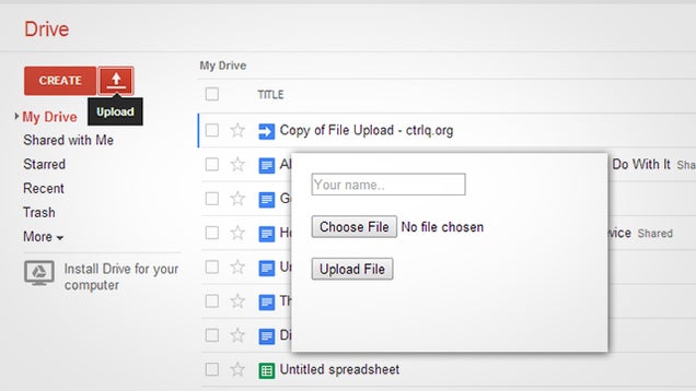 Allow Others to Upload Files to Your Google Drive with This Script