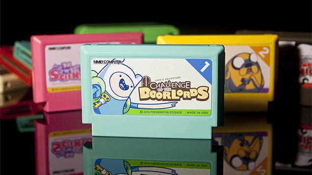 Adventure Time? 1980s Video Game Cartridges? What is This Madness?