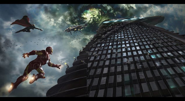 Insane collection of Avengers concept art shows Thanos in action