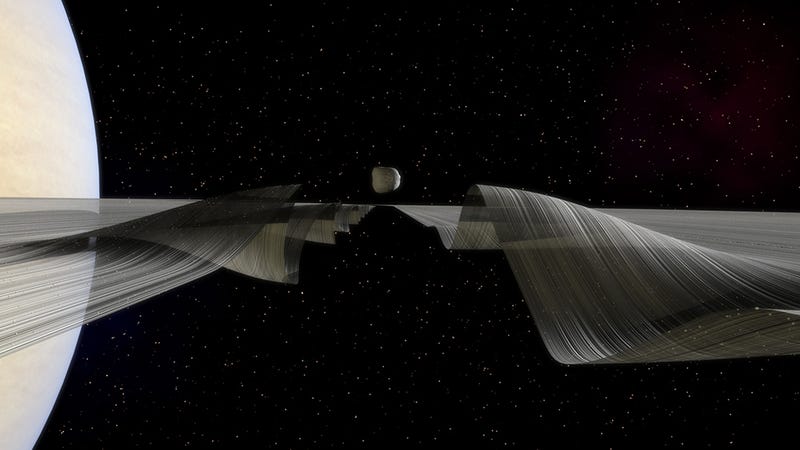 These Images of Saturn's Wavy Rings Hurt My Brain