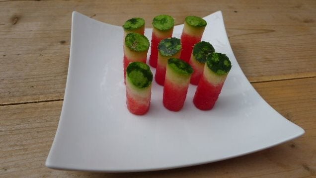 ​Use An Apple Corer to Turn Watermelon Into Easy Finger Food