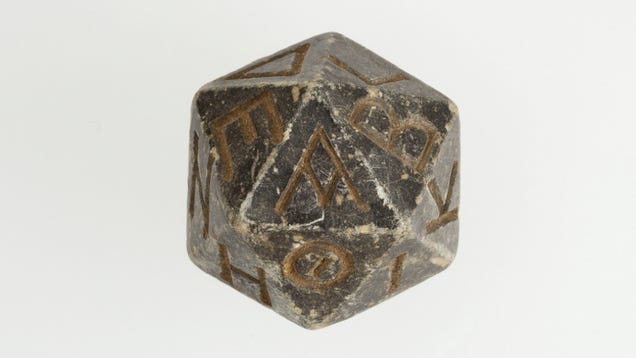 Earliest d20 die? Probably not, but close!