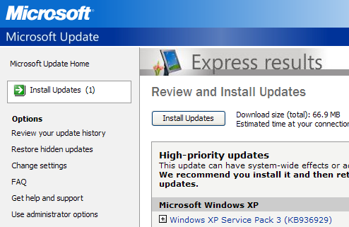 Windows Vista Service Pack 3 Release