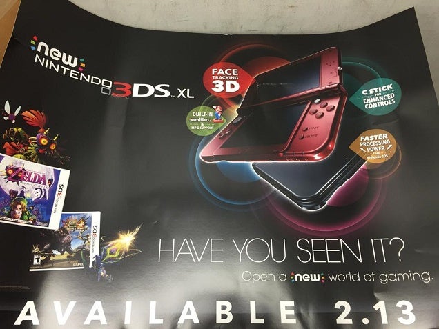 Looks Like The New 3DS Is Coming Out Next Month