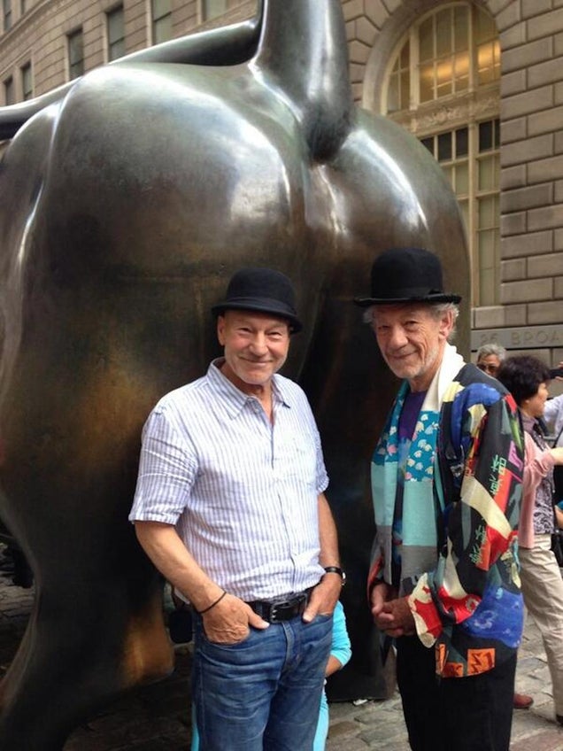 Patrick Stewart and Ian McKellen Are New York's Best Tourists