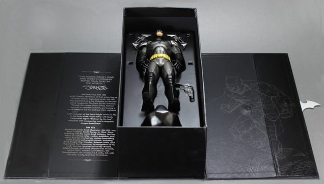 I'm in Love With a Giant Batman Figure That's Made Out of Metal
