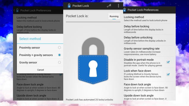 Pocket Lock Switches Phone's Screen On/Off When You Aren't Using It