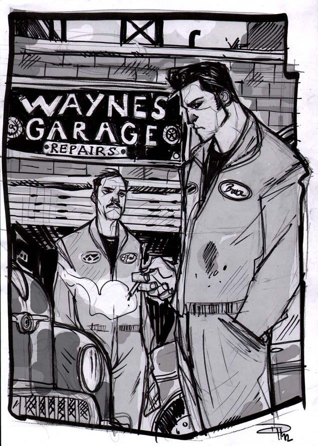 New scenes from Rockabilly Batman make us scream, WHY ISN'T THIS A BOOK YET?