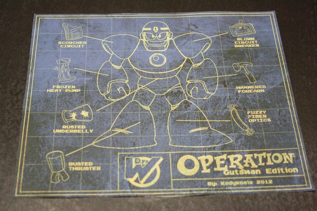 You Can Buy This Fully-Functional Mega Man-Themed Operation Game