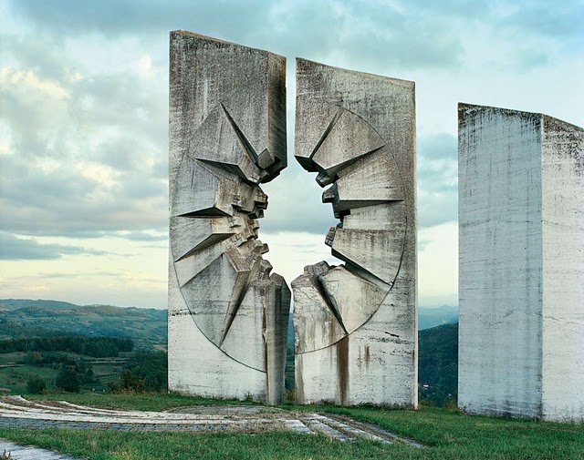 Old Yugoslavian monuments look like TIE Fighters and scifi fortresses